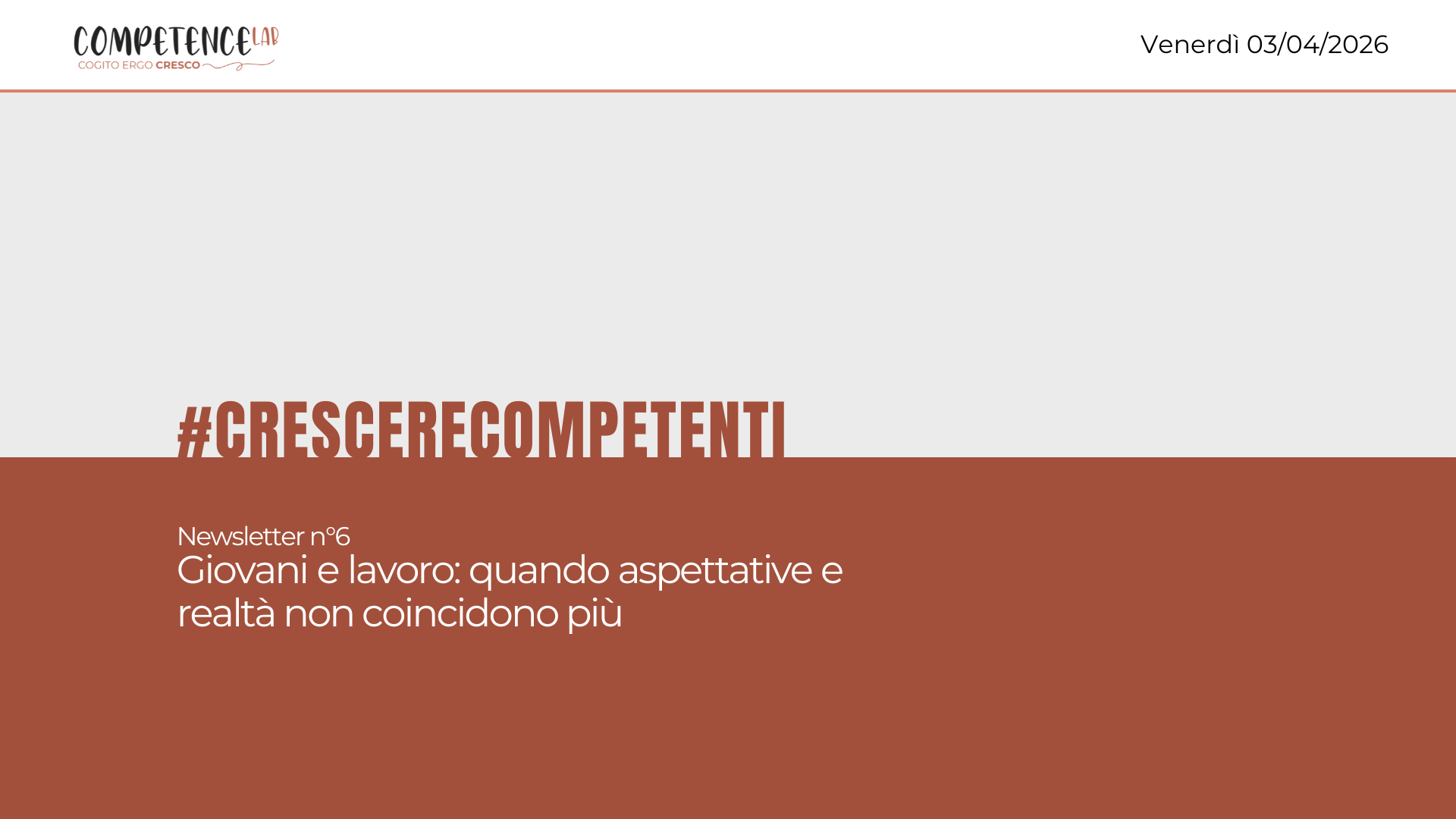 Giovani e lavoro: quando aspettative e realtà non coincidono più